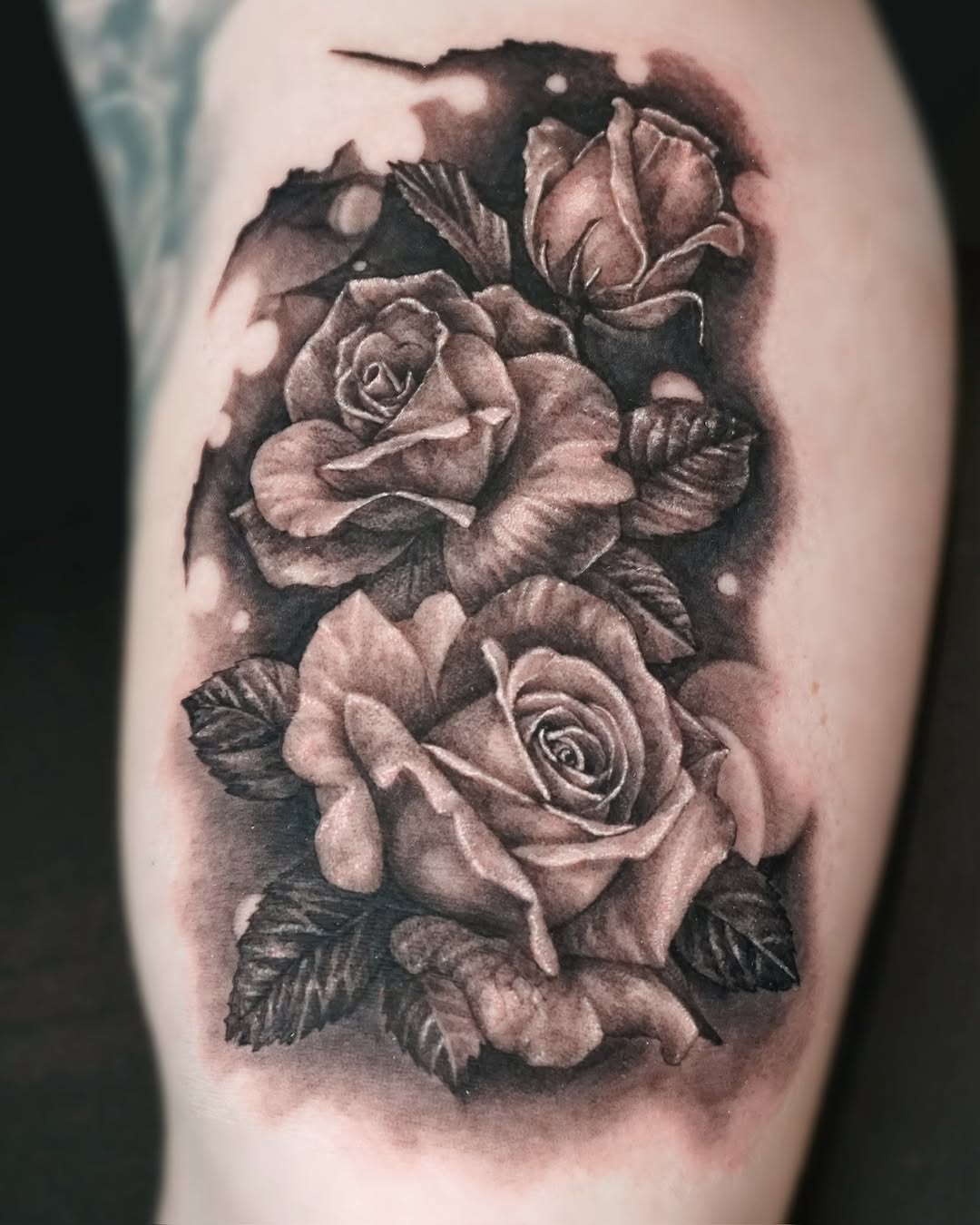 Tattoo by @dokdan.tt — realism, black_and_grey