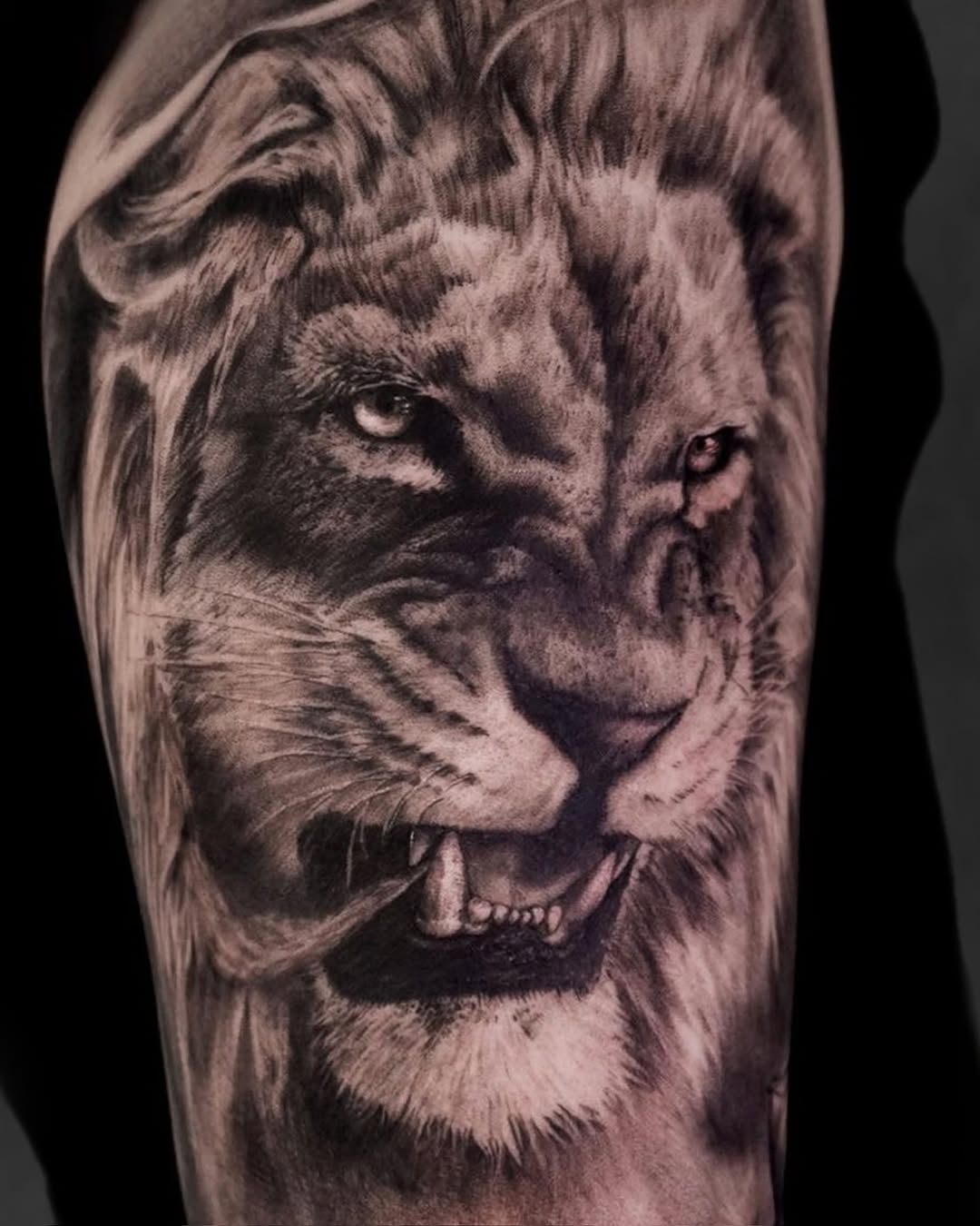 Tattoo by @dokdan.tt — realism, black_and_grey