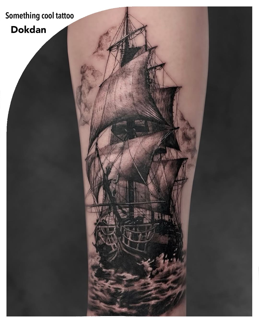 Tattoo by @dokdan.tt — realism, black_and_grey