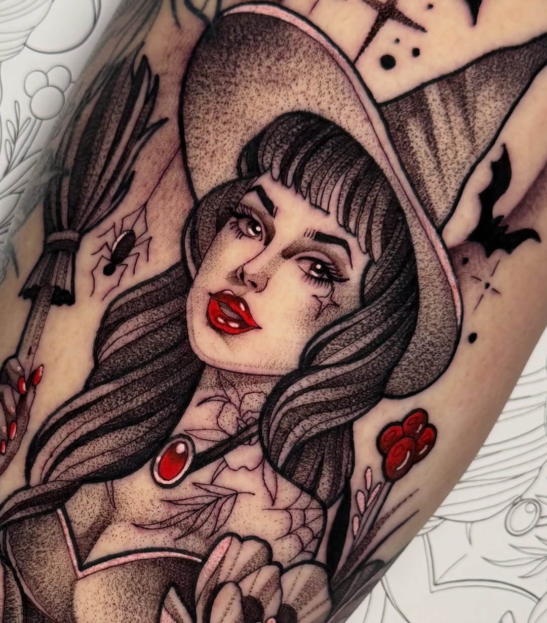 Tattoo by @aislynleigh — american_traditional, neo_traditional