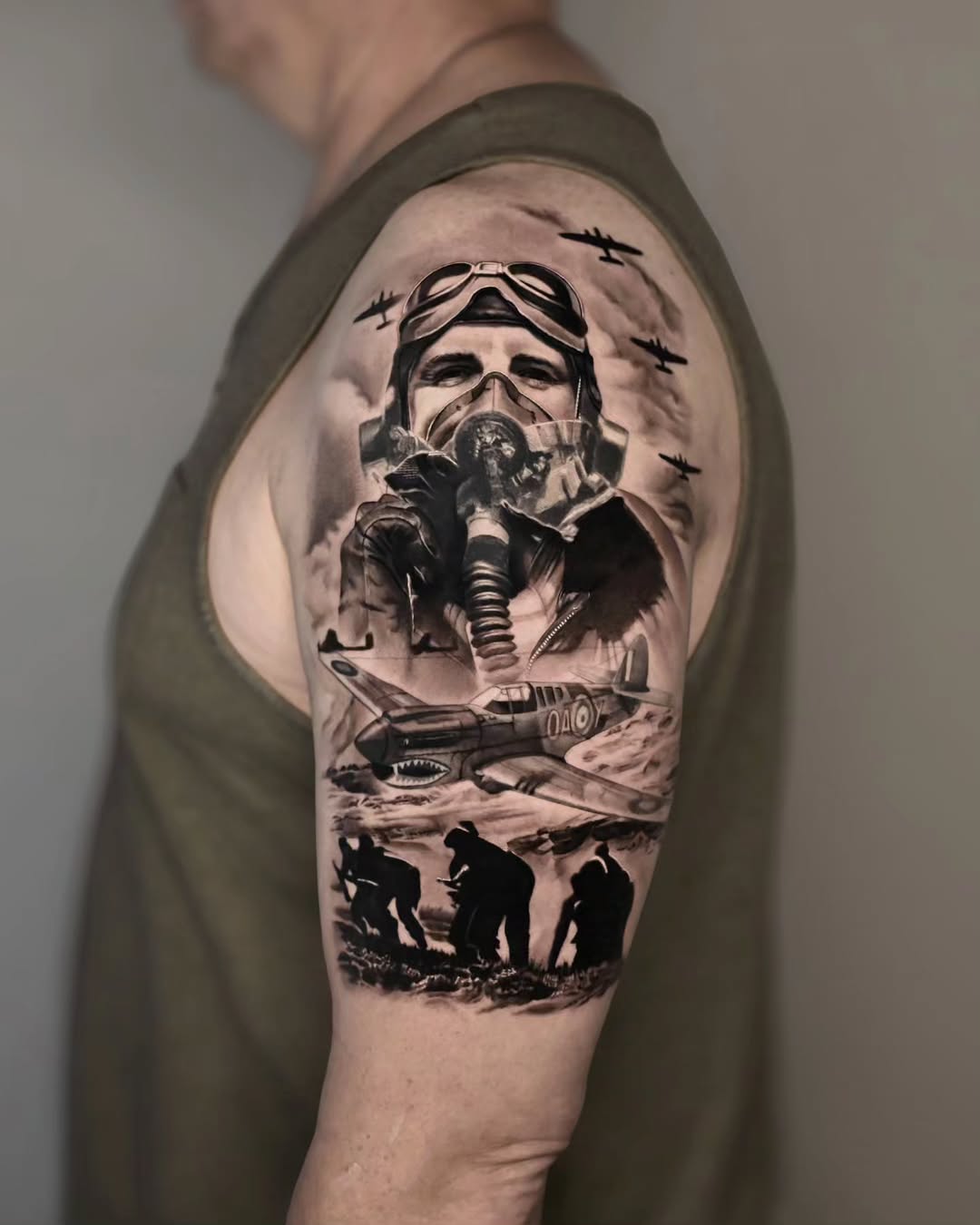 Tattoo by @ejintatt β realism, black_and_grey
