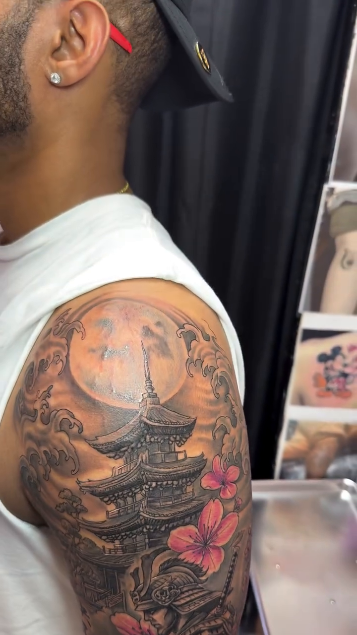 Tattoo by @onasistattoo — japanese_irezumi, black_and_grey