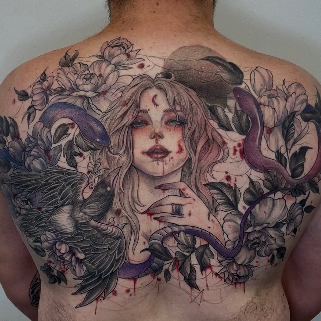 Tattoo by @migeon_tattoo — dark_realism, illustrative