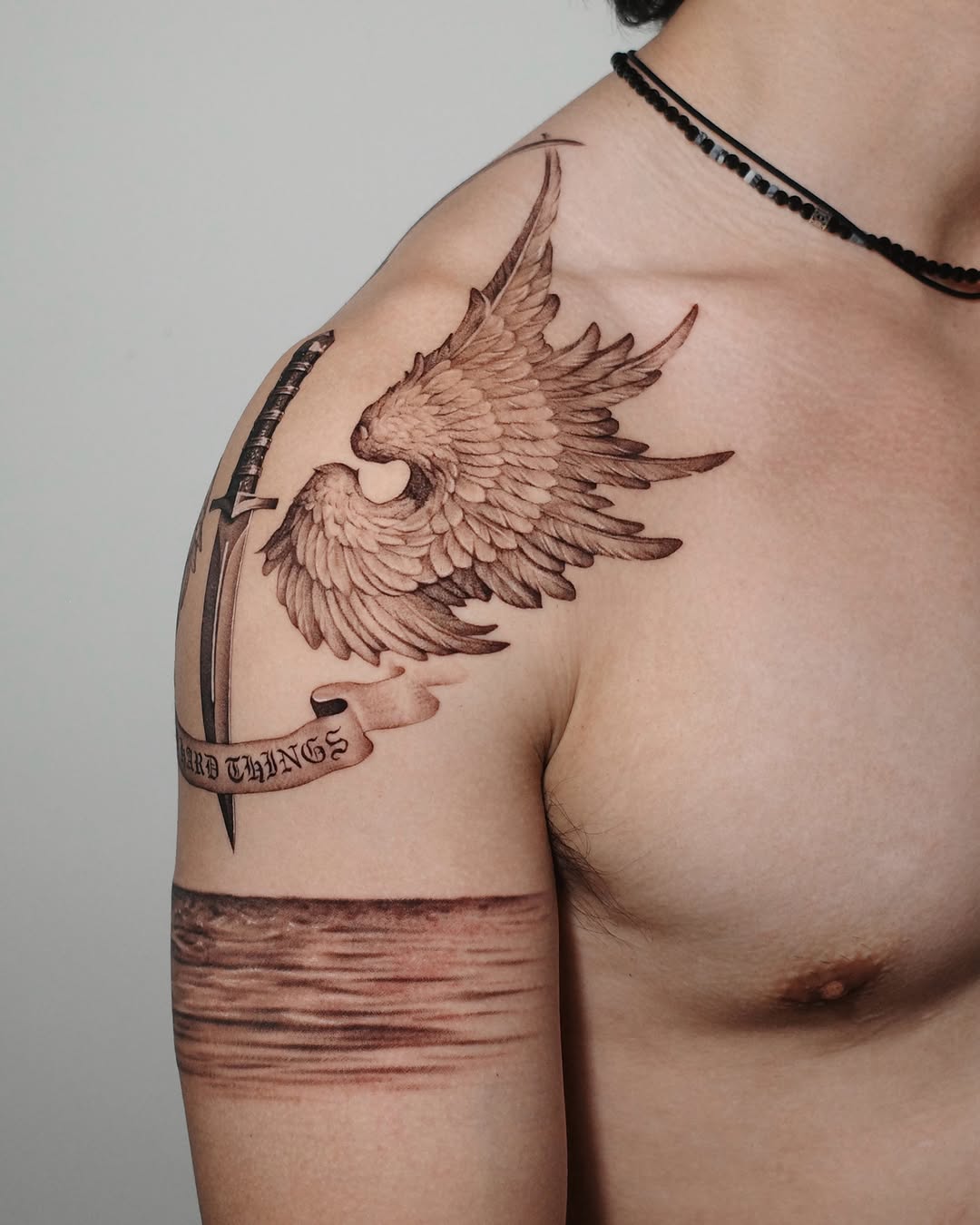 Tattoo by @chunntattoo — black_and_grey, realism