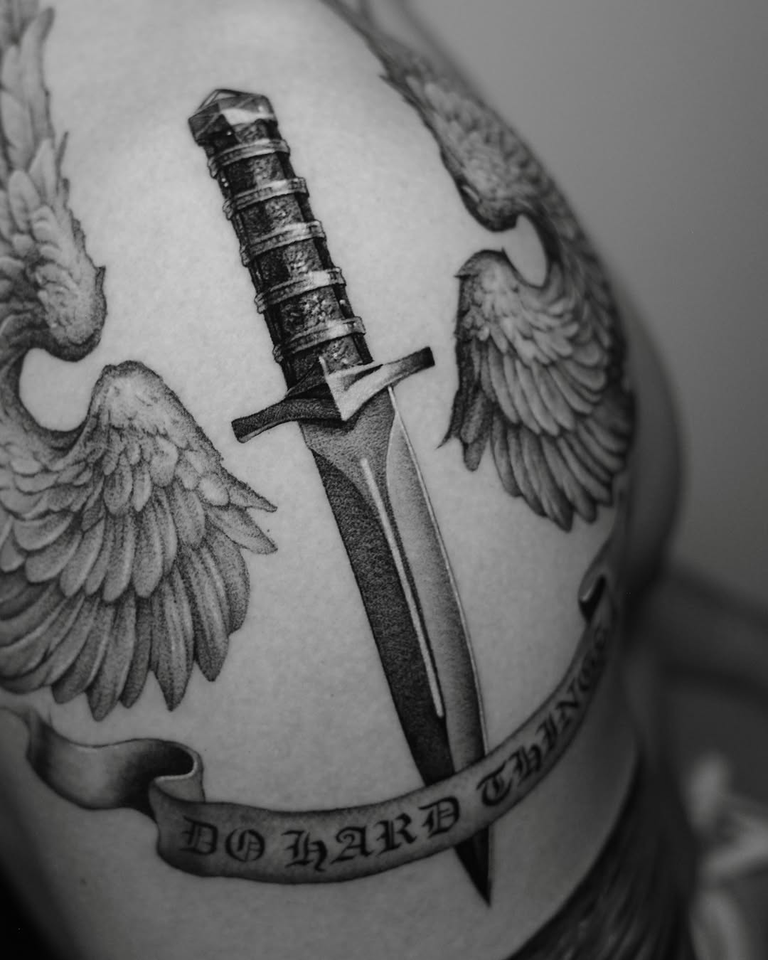 Tattoo by @chunntattoo — black_and_grey, realism
