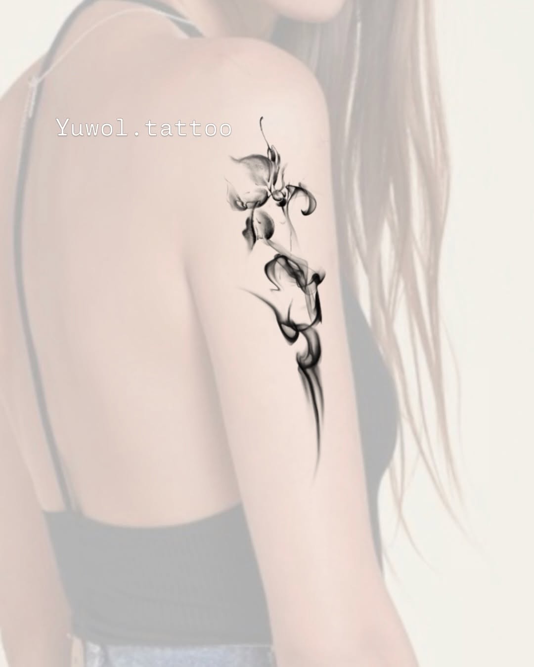 Tattoo by @yuwol.tattoo — black_and_grey, realism