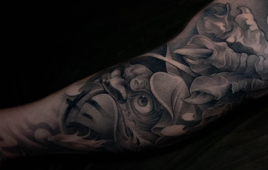 Tattoo by @slaidartwork — realism, black_and_grey