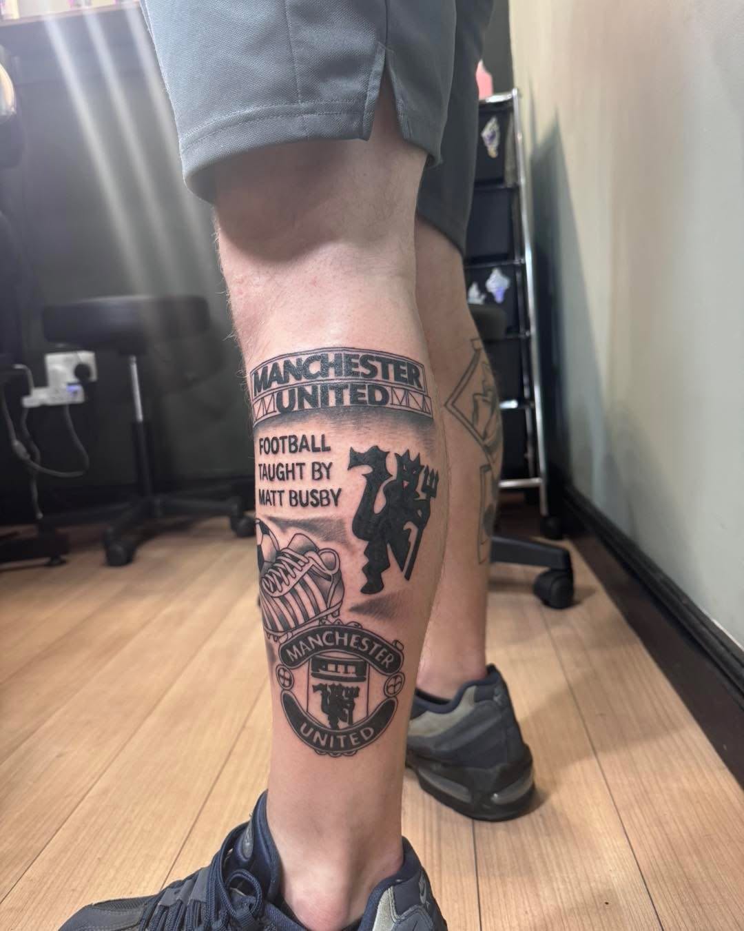 Tattoo by @gchlo123 — lettering_script, blackwork
