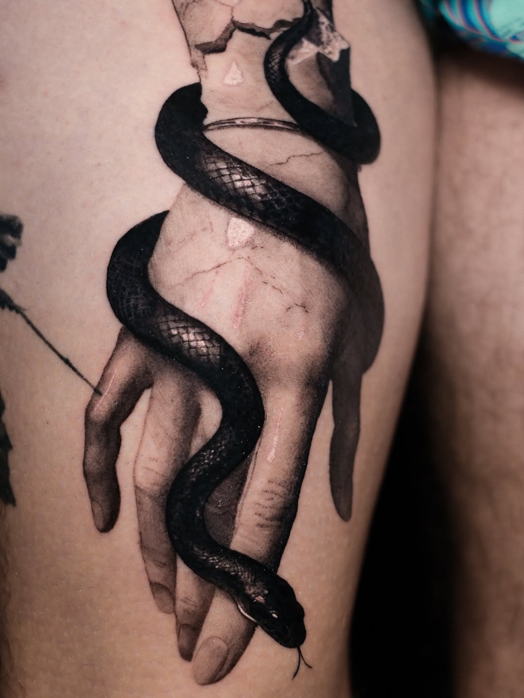 Tattoo by @stadnyque โ realism, black_and_grey