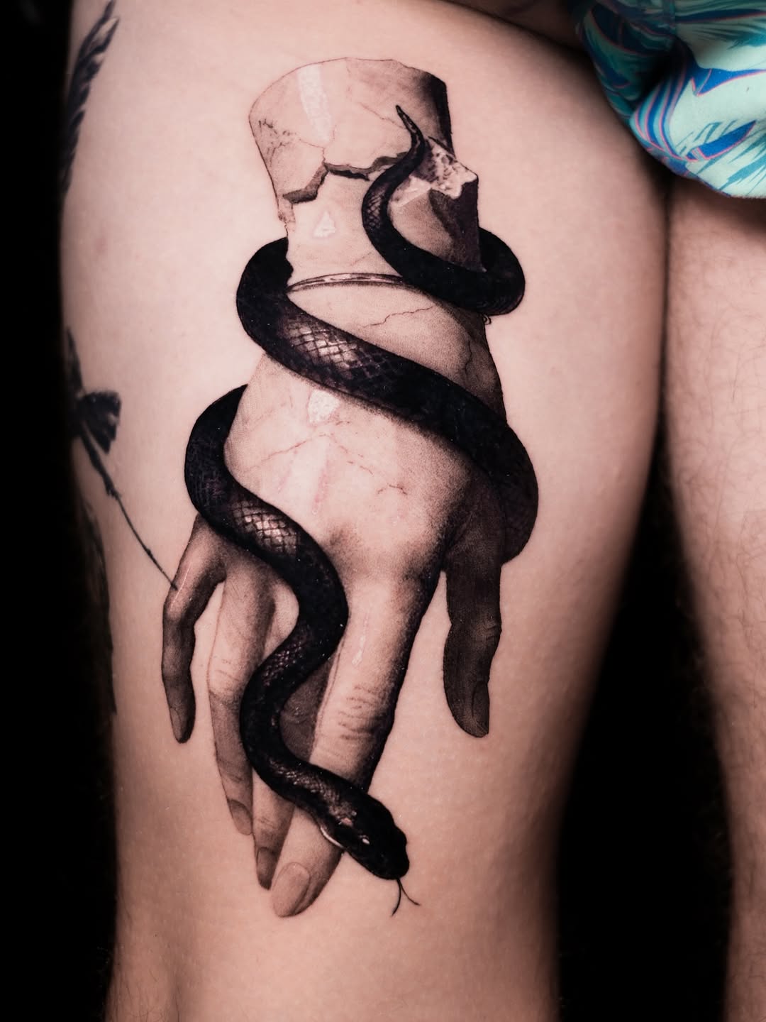 Tattoo by @stadnyque โ realism, black_and_grey