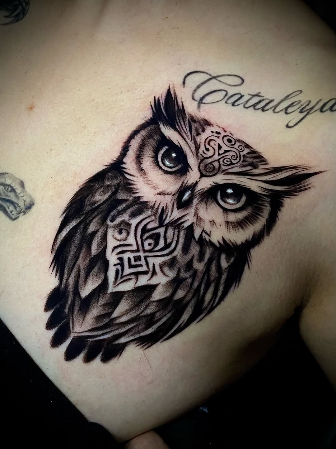 Tattoo by @aifos_arts94 — realism, black_and_grey