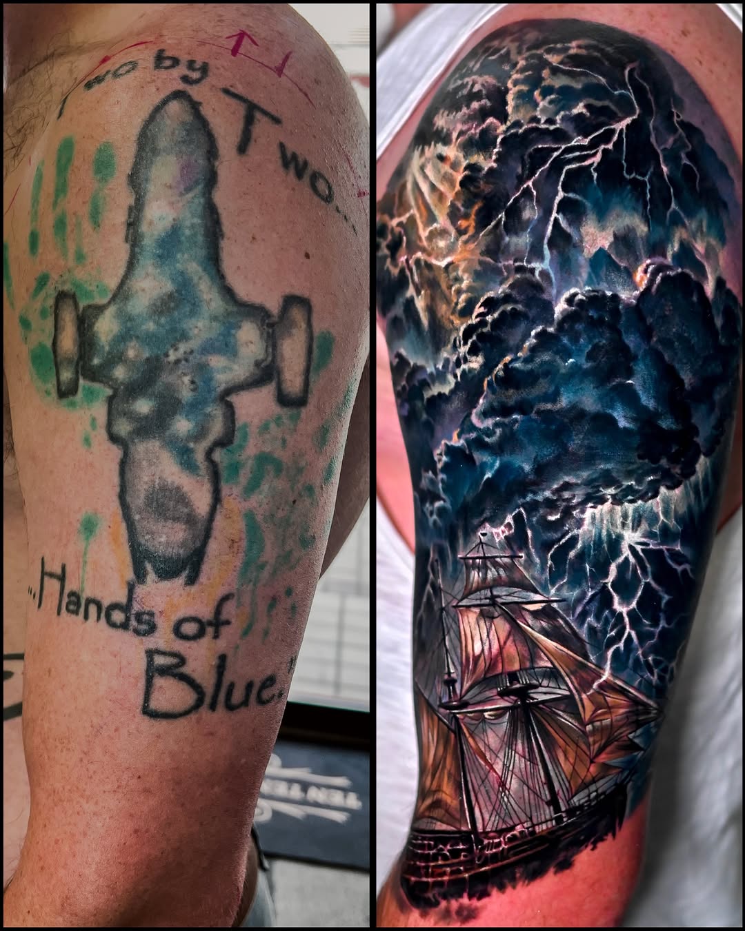 Tattoo by @sentimental_laundry — realism, trash_polka