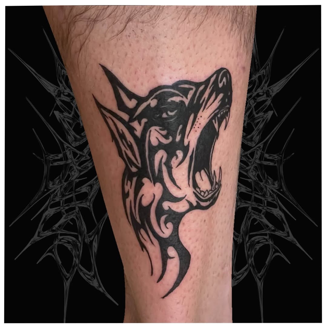 Tattoo by @cxt.ink — blackwork, tribal