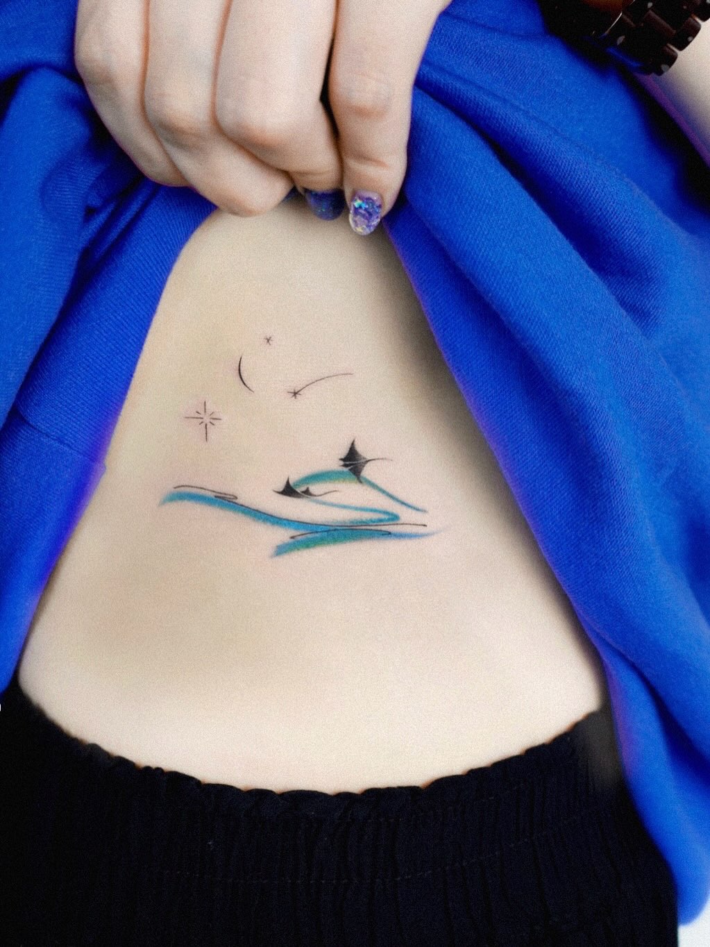 Tattoo by @tattooist_today_do โ fine_line, watercolor