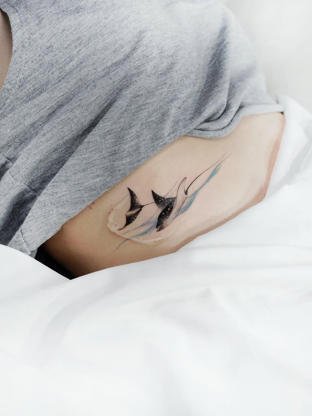 Tattoo by @tattooist_today_do โ fine_line, watercolor
