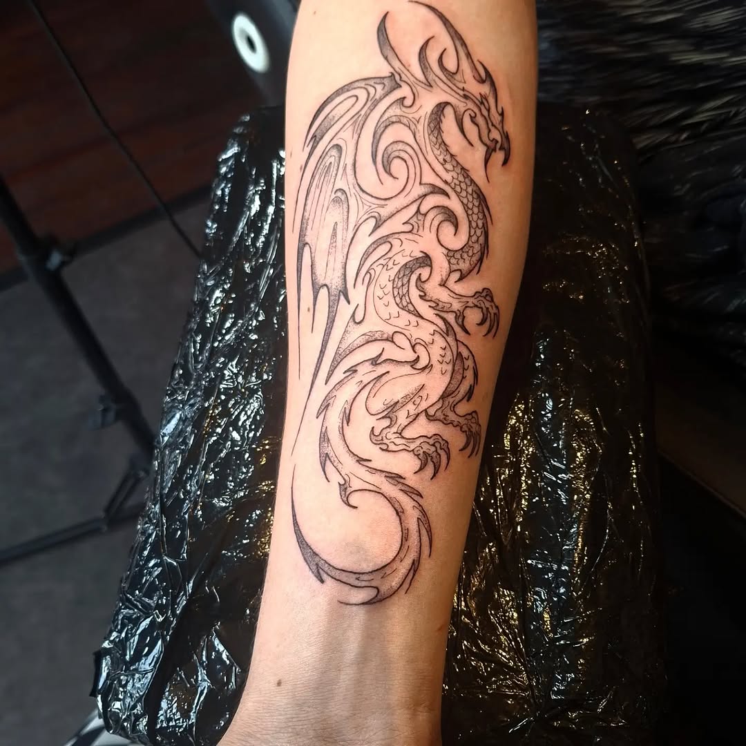 Tattoo by @gemthetattooedlady — tribal