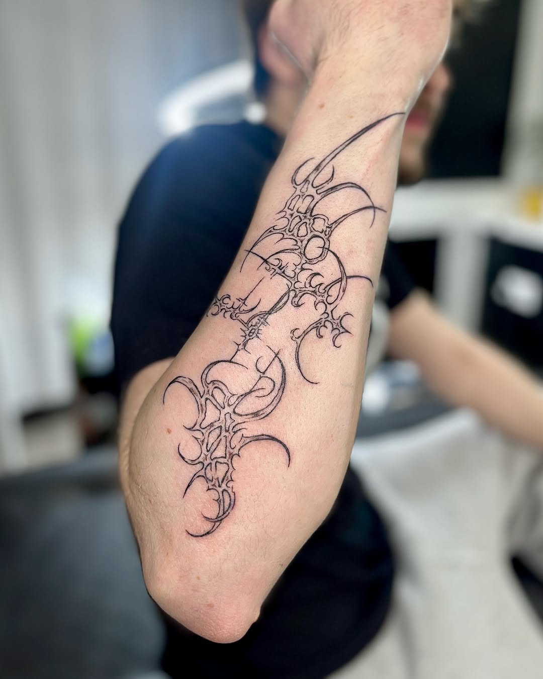 Tattoo by @mwah.ttt — blackwork, ornamental