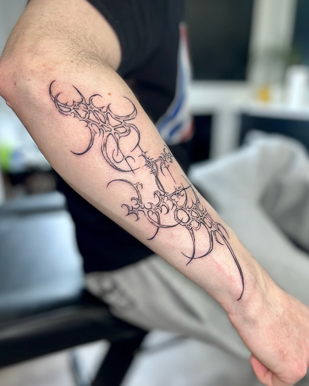 Tattoo by @mwah.ttt — blackwork, ornamental