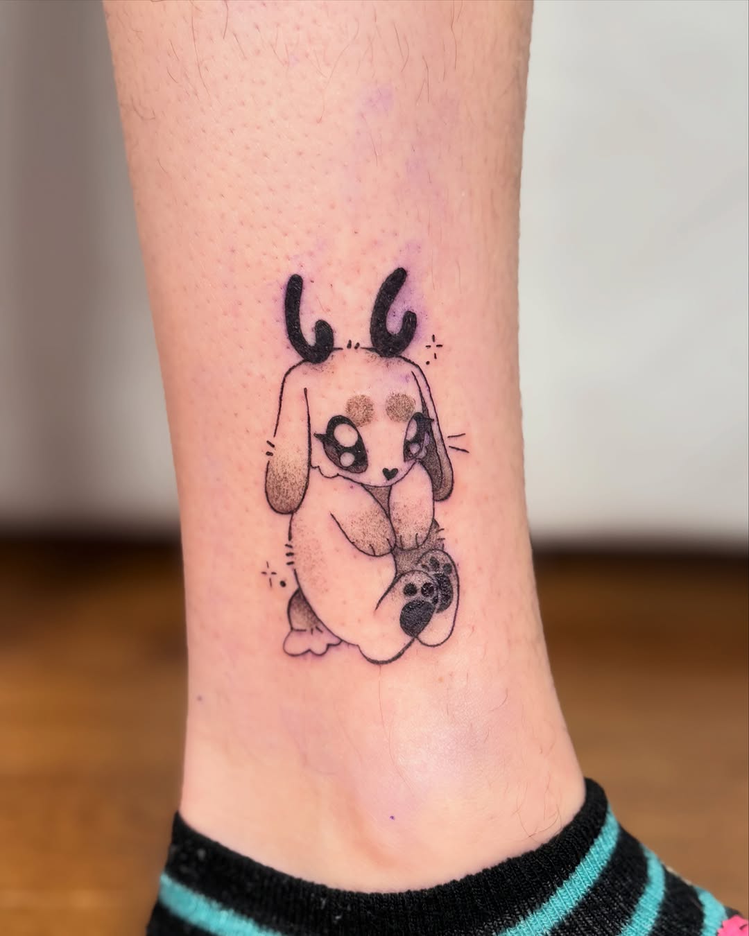 Tattoo by @aves.tatts — fine_line, anime