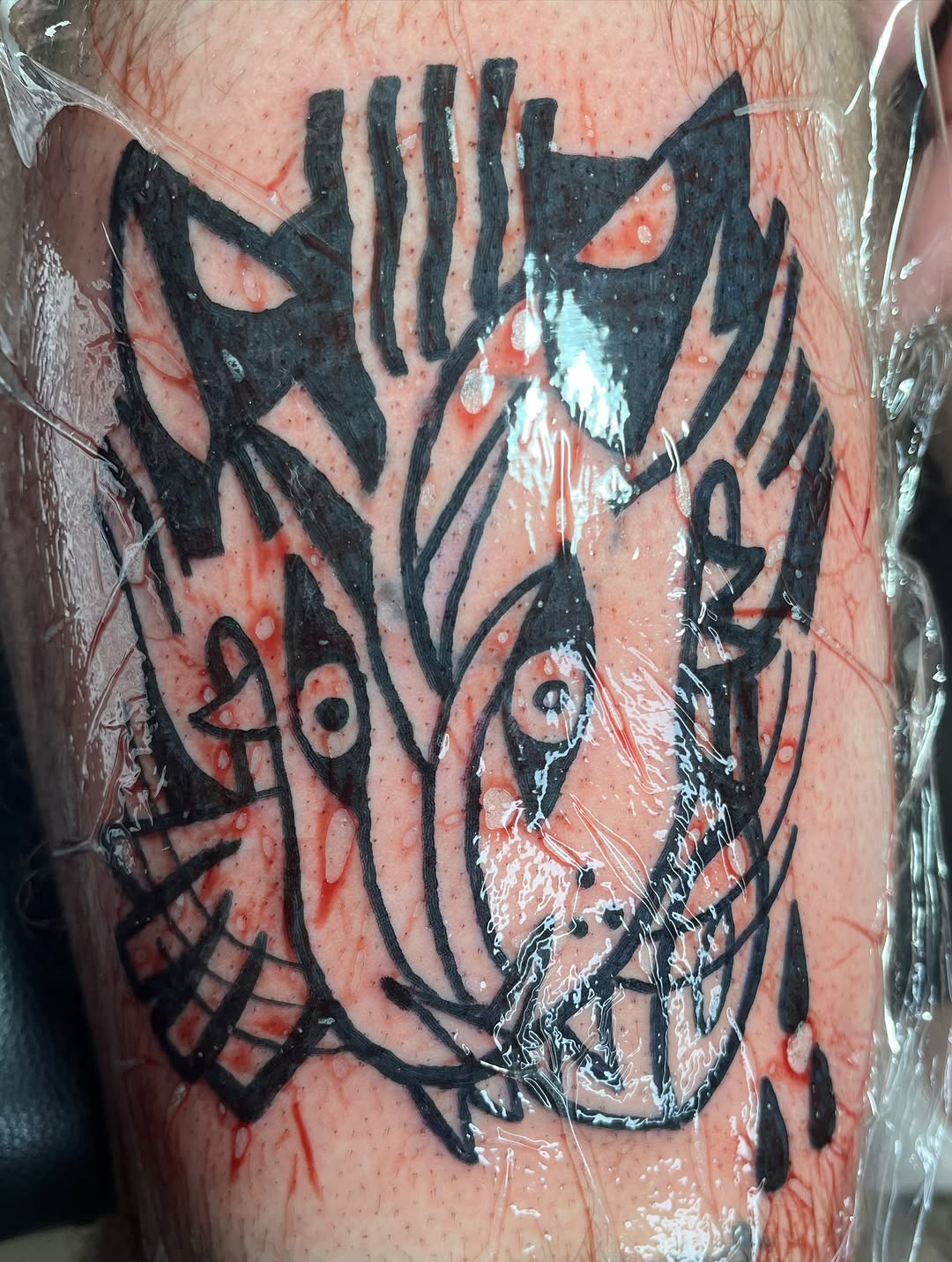Tattoo by @birdfingers — blackwork