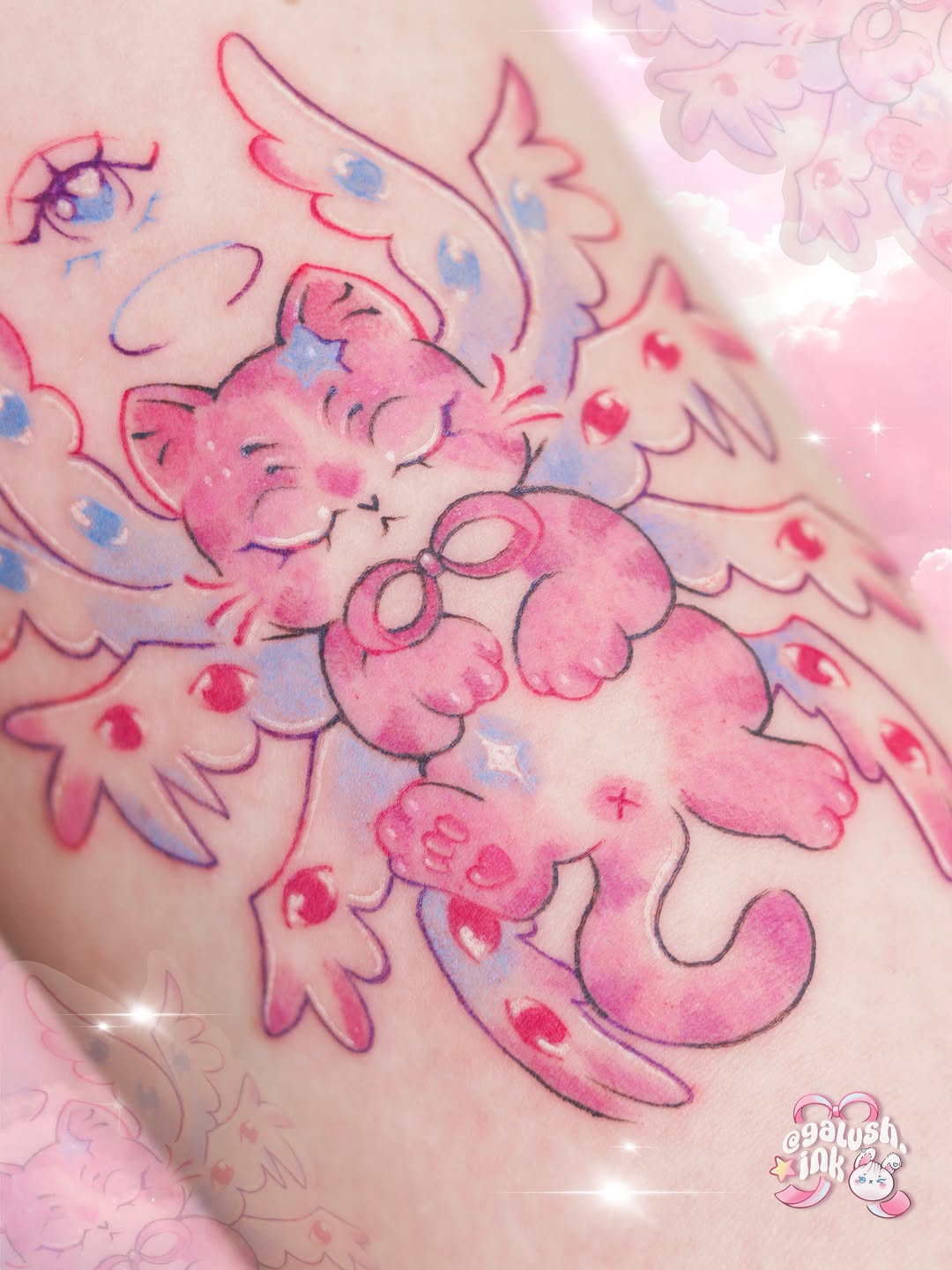 Tattoo by @galush.ink โ new_school, anime