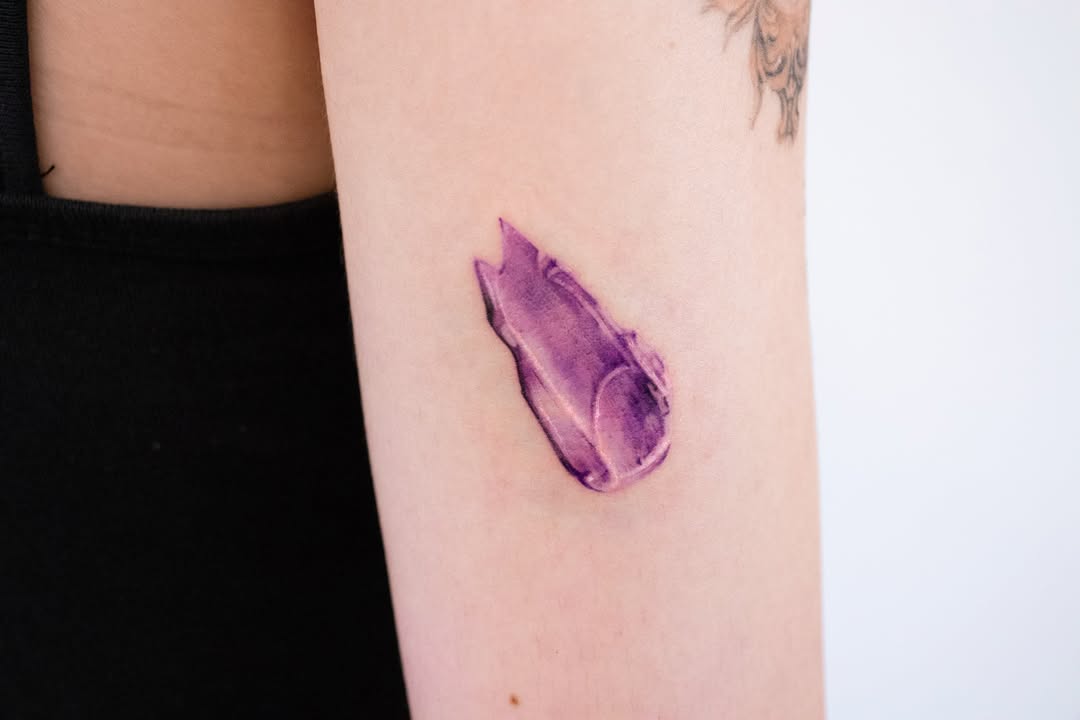 Tattoo by @dongyang.ink — realism, watercolor