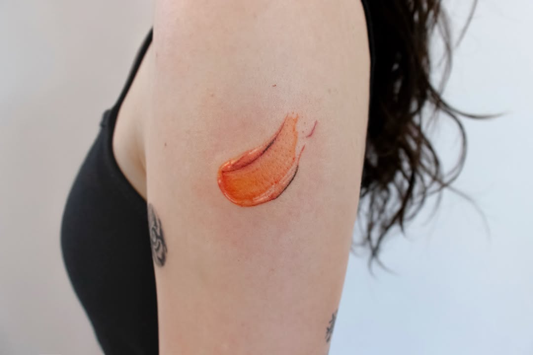 Tattoo by @dongyang.ink — realism, watercolor