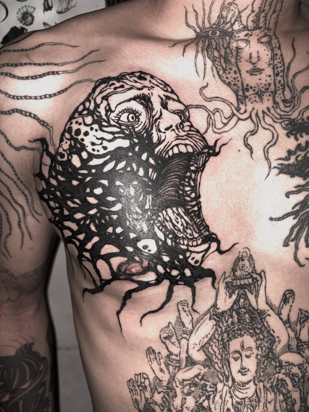 Tattoo by @ssssssssssim5 — blackwork, illustrative