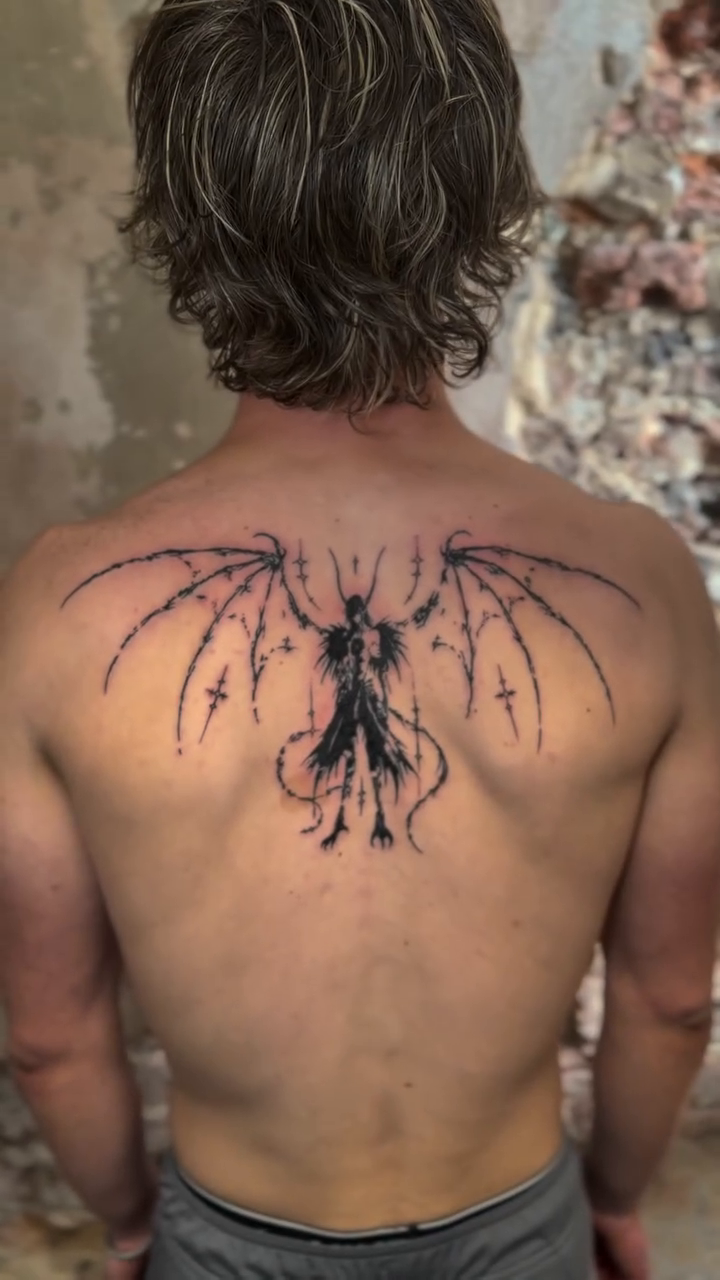 Tattoo by @oliversoames β blackwork, dark_realism