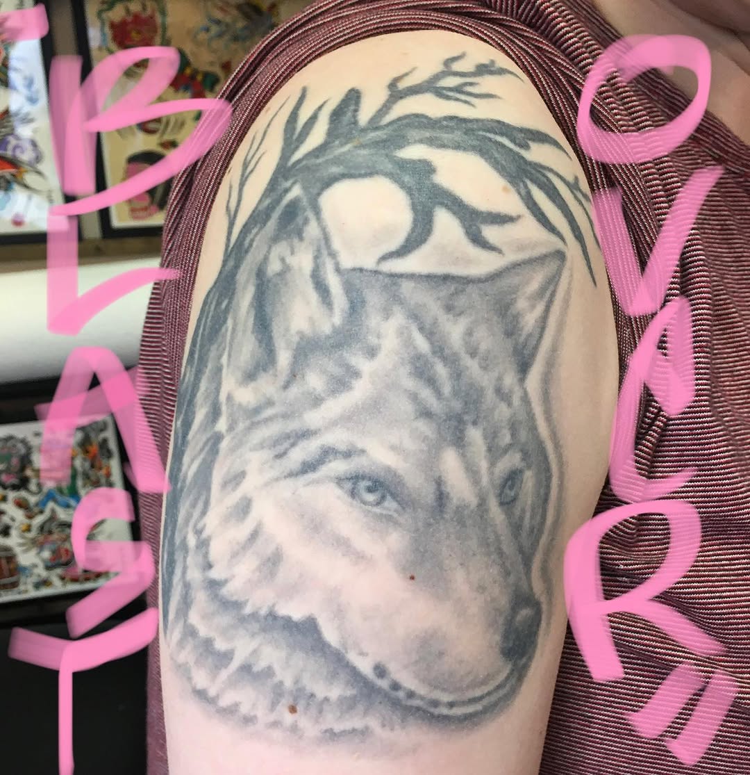 Tattoo by @marcpellantattoo — realism, black_and_grey