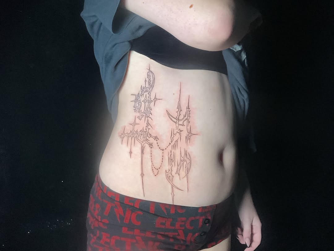 Tattoo by @indigoicarus999 — fine_line, ornamental
