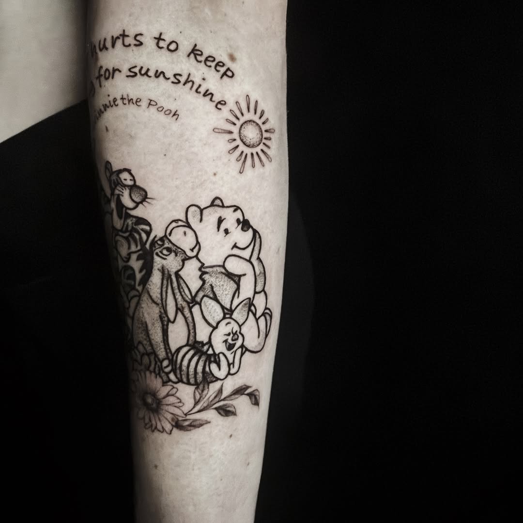 Tattoo by @shengguevaratattoos — anime, lettering_script