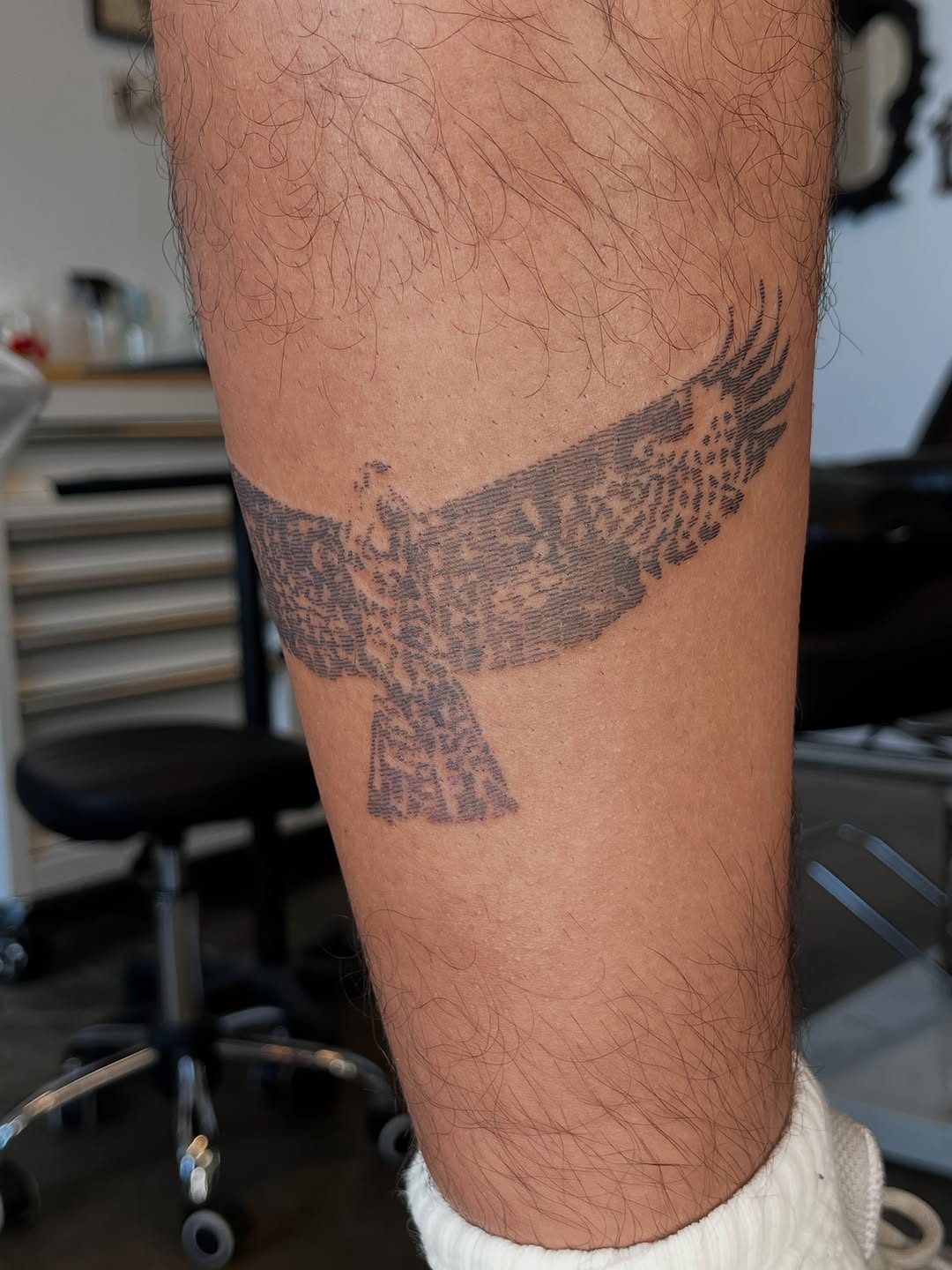 Tattoo by @gap_head — black_and_grey, dotwork