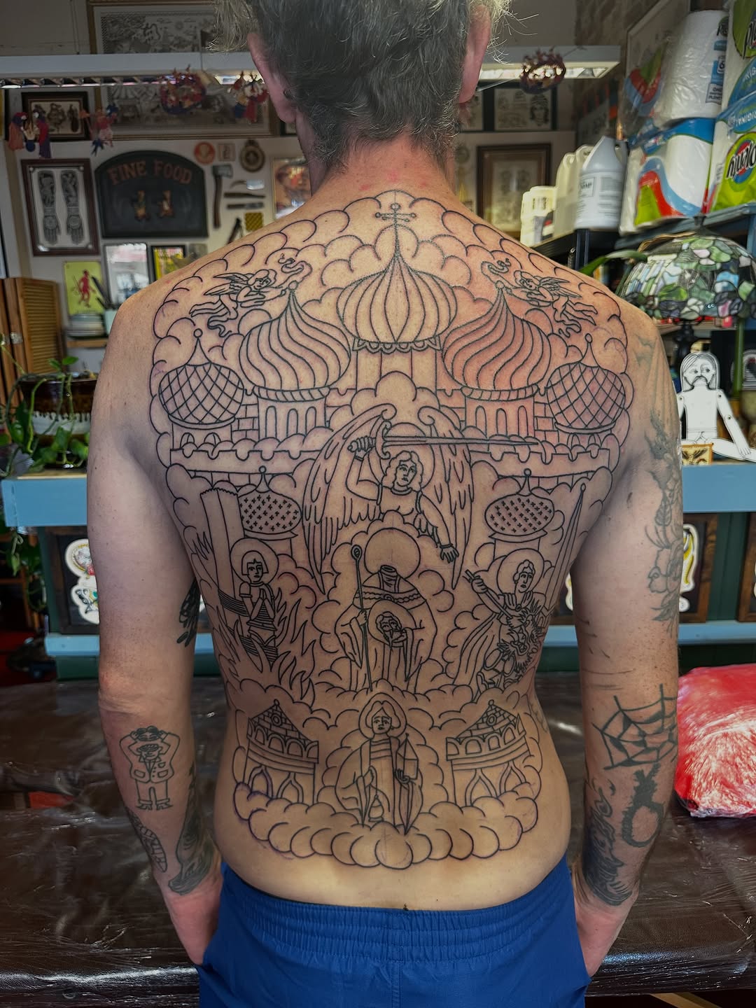 Tattoo by @sean.chill — blackwork