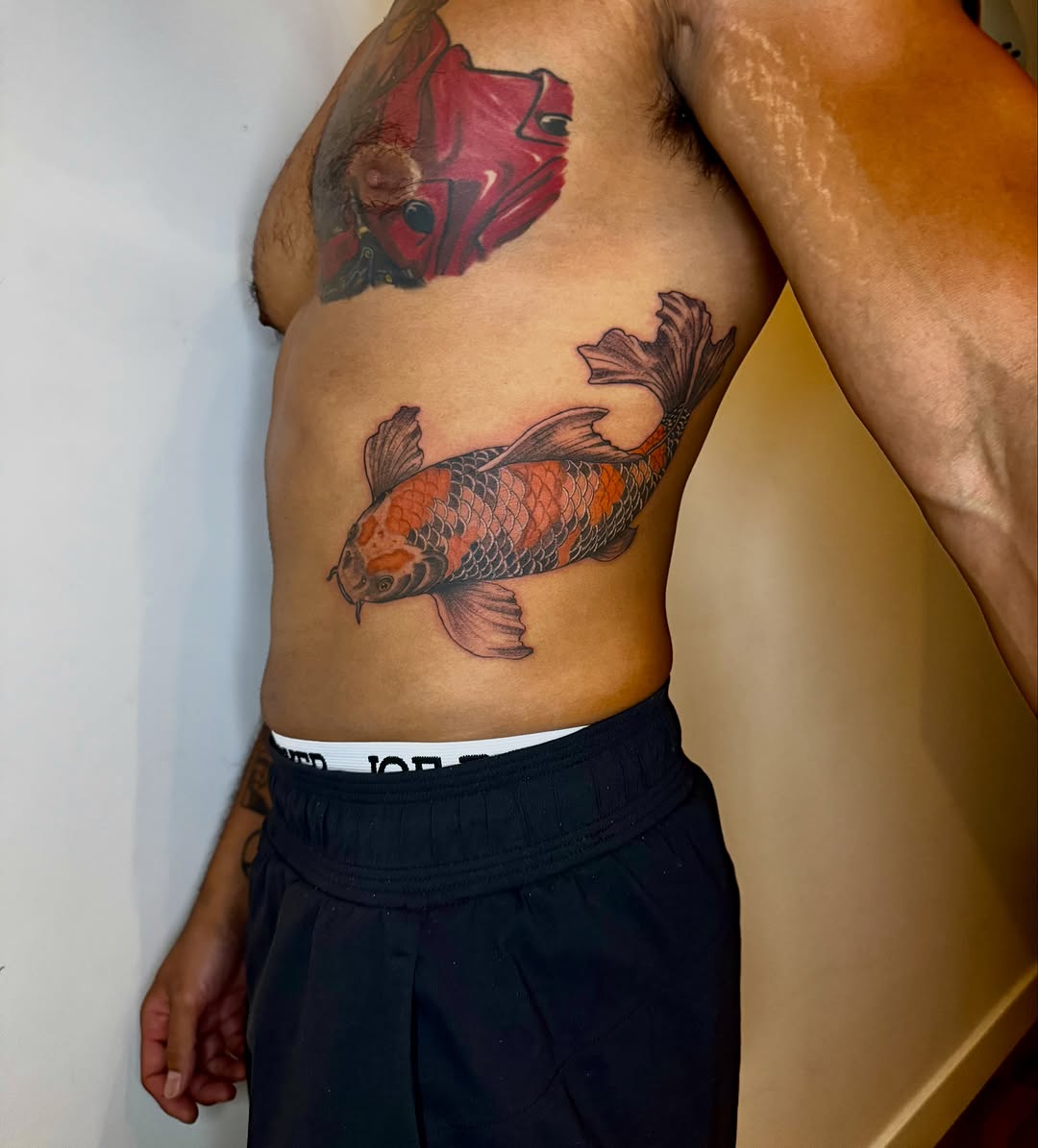 Tattoo by @21.12_ink โ japanese_irezumi, black_and_grey