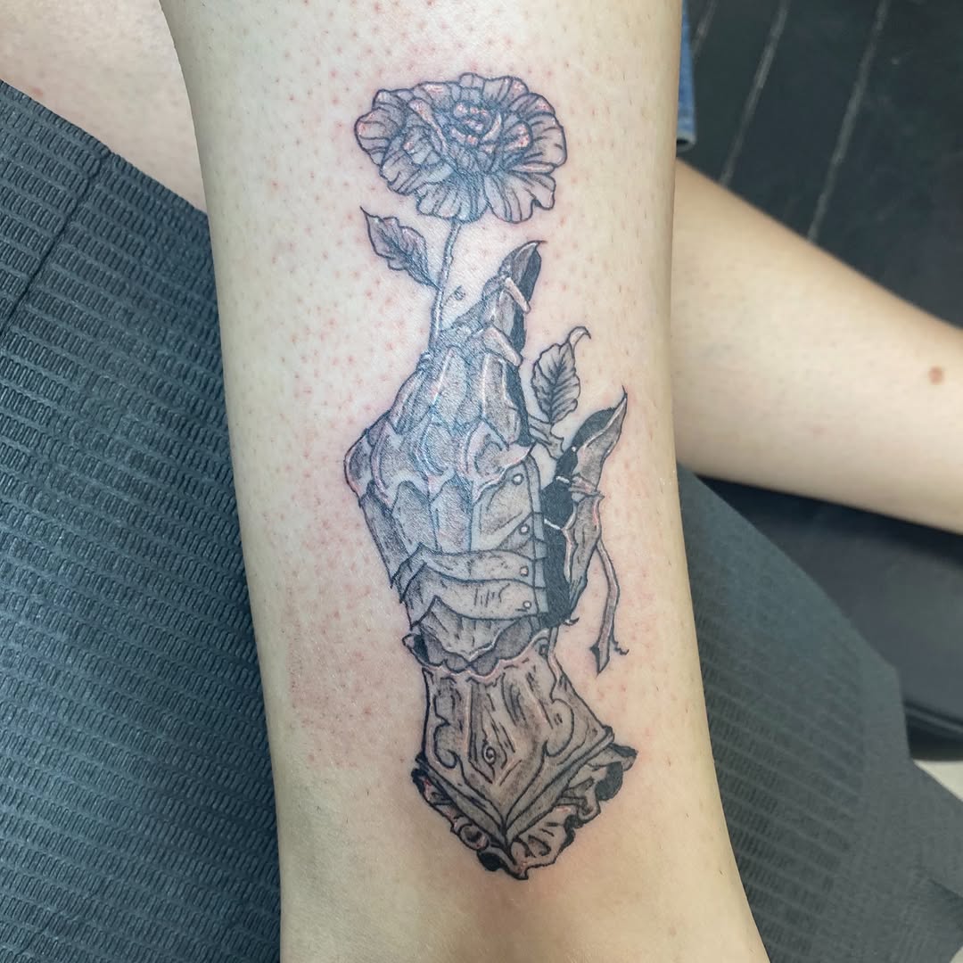 Tattoo by @disturbed_0riental_tattoos — black_and_grey, realism
