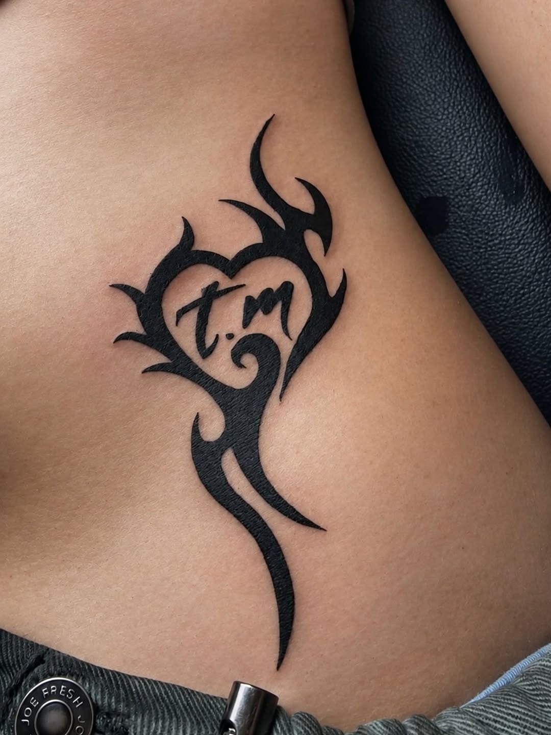 Tattoo by @cmillsink — lettering_script, tribal