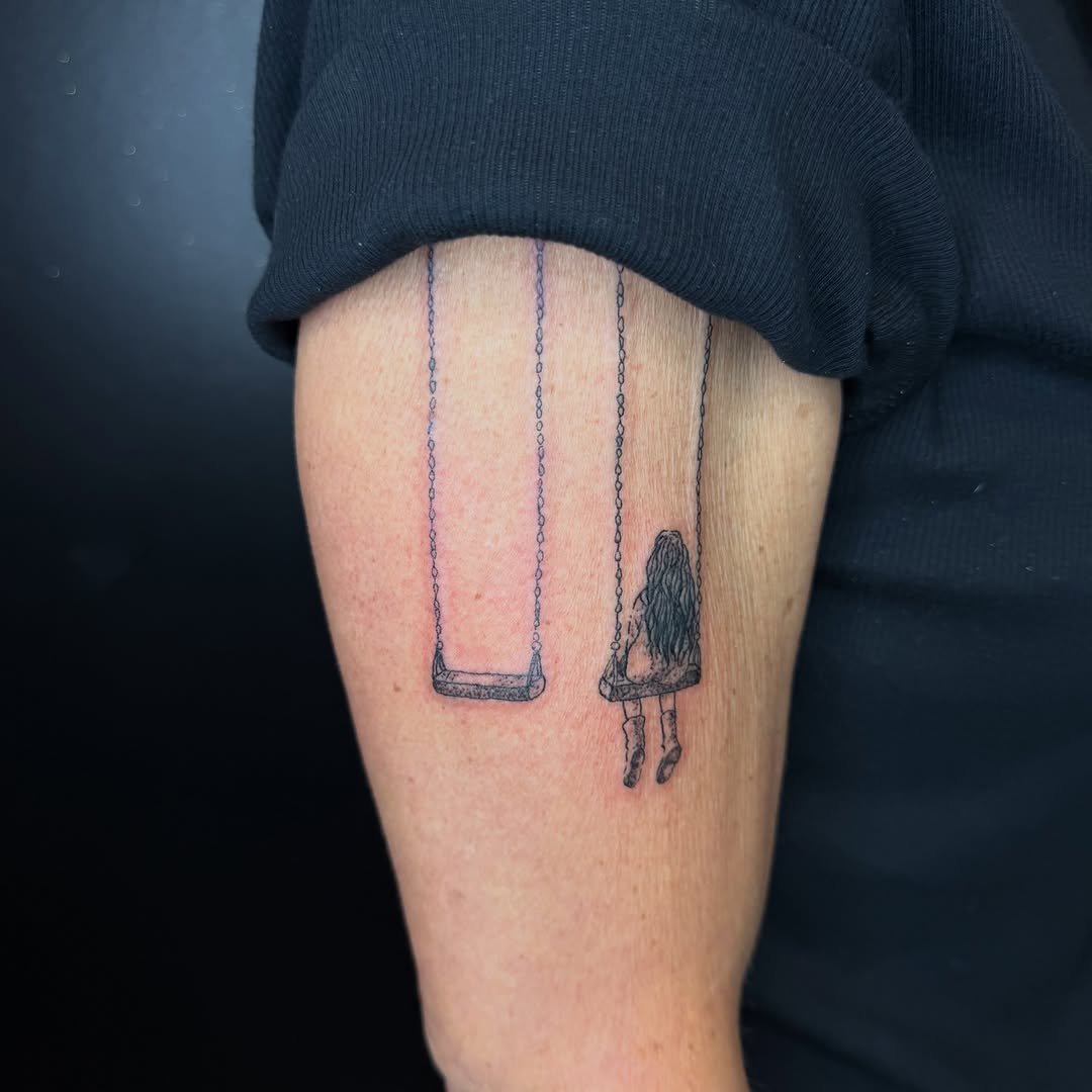 Tattoo by @basic.b.tattoo โ fine_line, illustrative