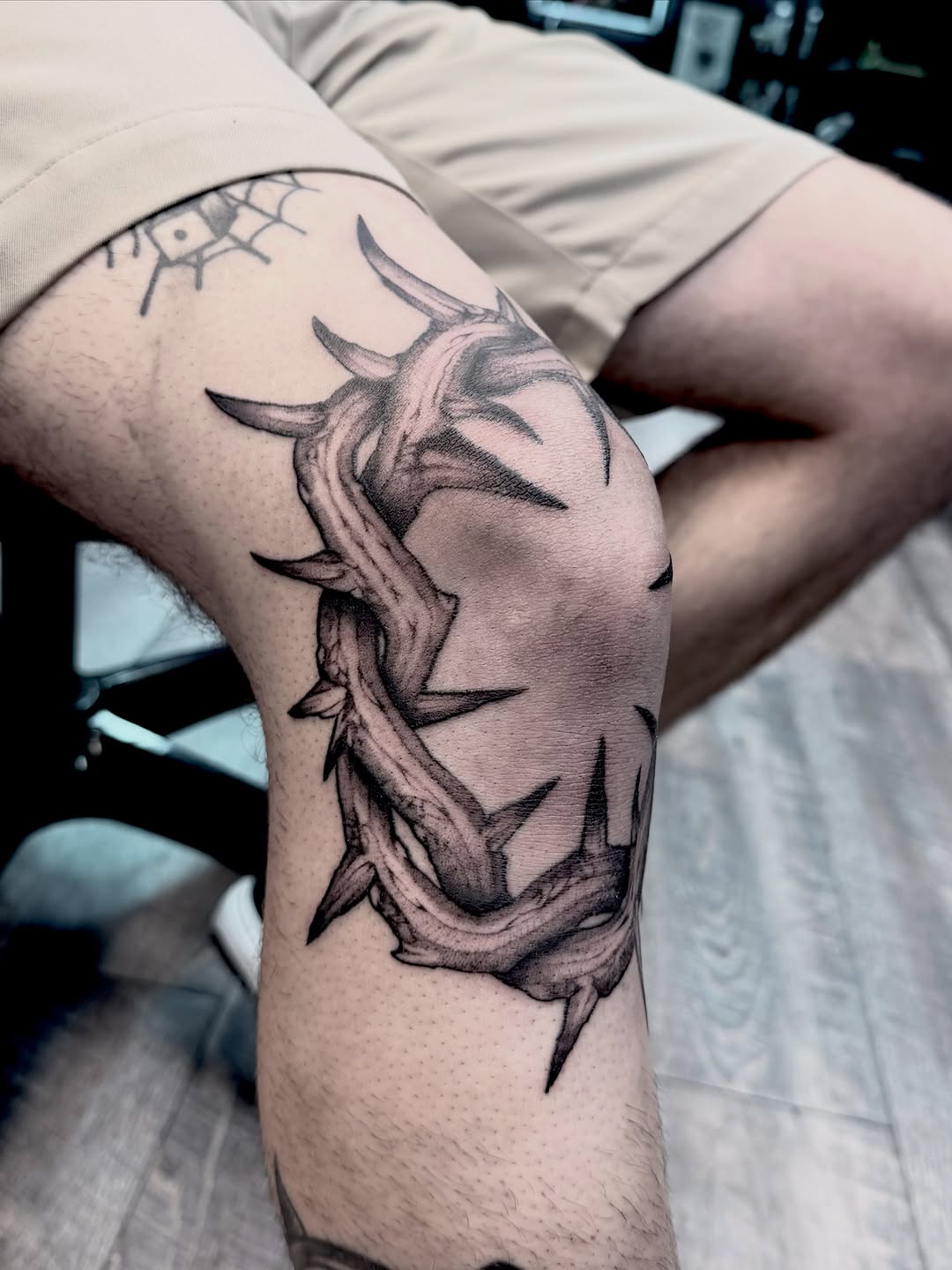 Tattoo by @elijahtatttoo — realism, black_and_grey