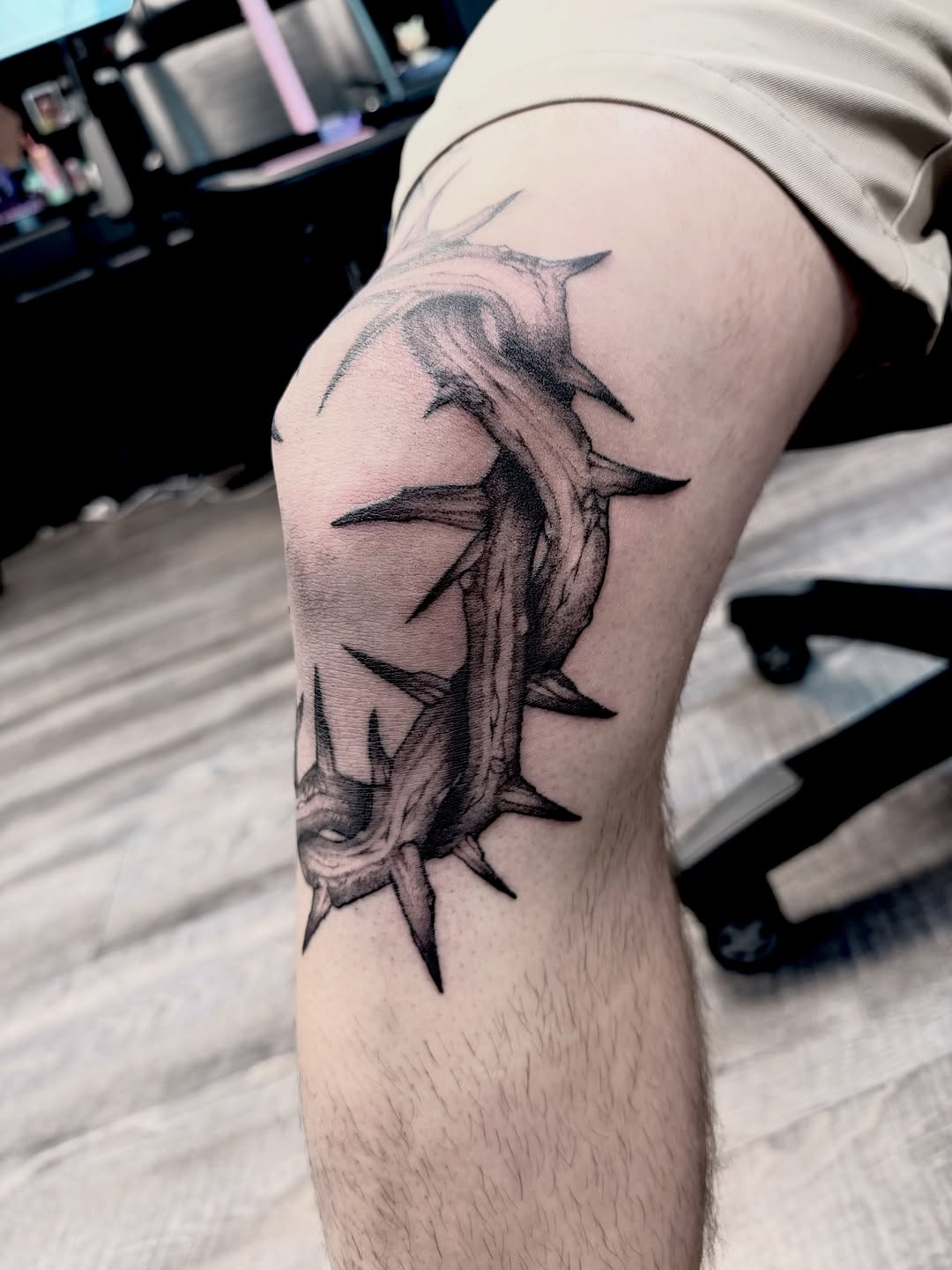 Tattoo by @elijahtatttoo — realism, black_and_grey