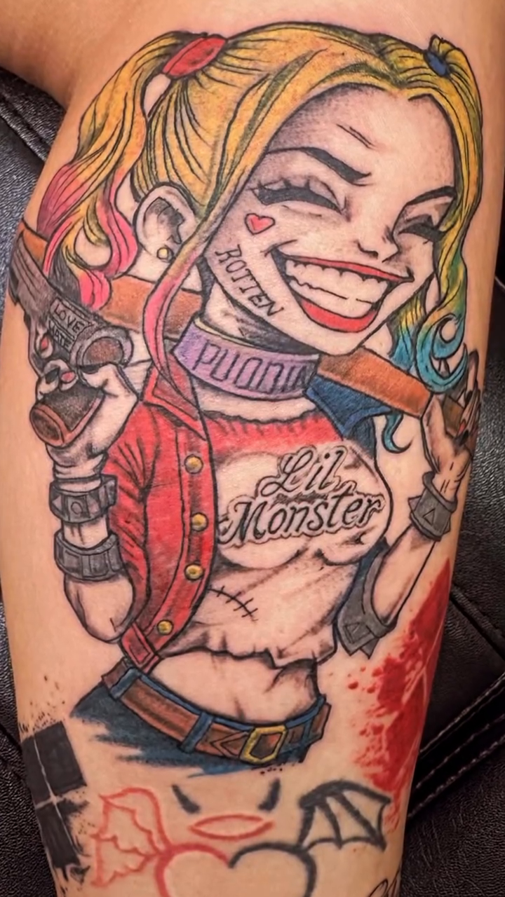 Tattoo by @colinmohamed โ new_school, trash_polka