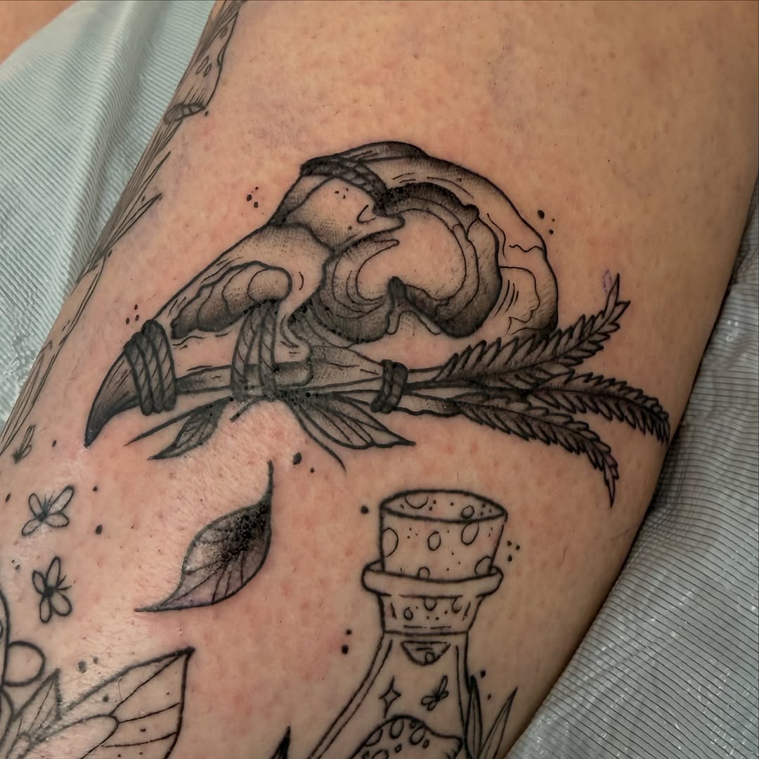 Tattoo by @mylenemassacre — black_and_grey, realism