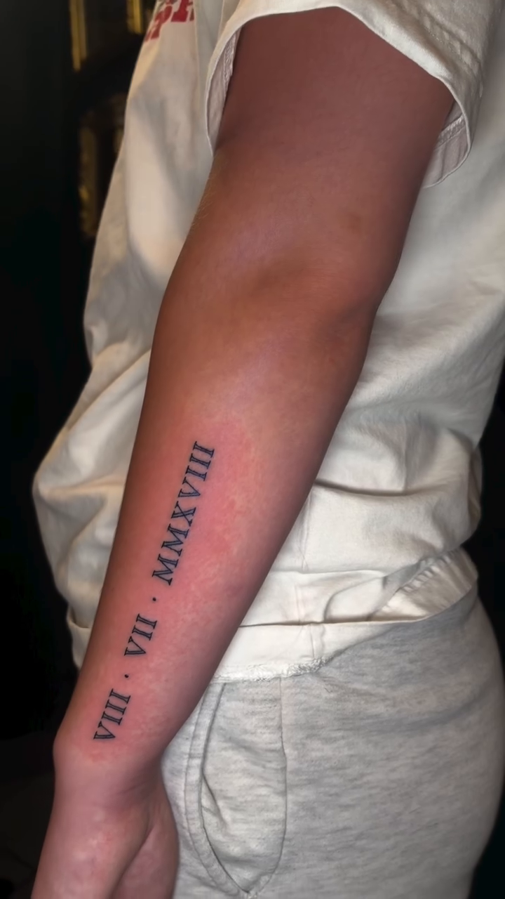 Tattoo by @artbyjessieb — lettering_script
