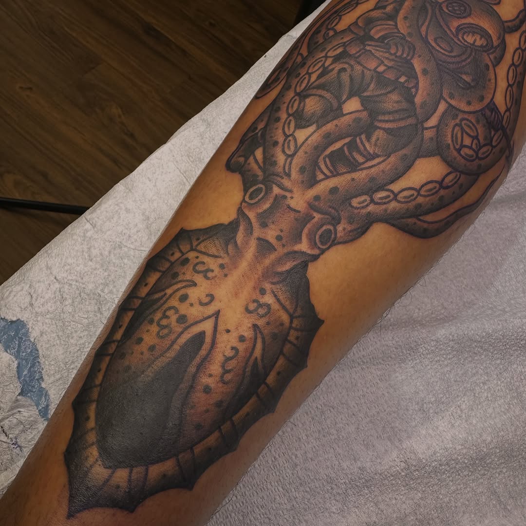Tattoo by @codydewaldtattooer โ black_and_grey, realism