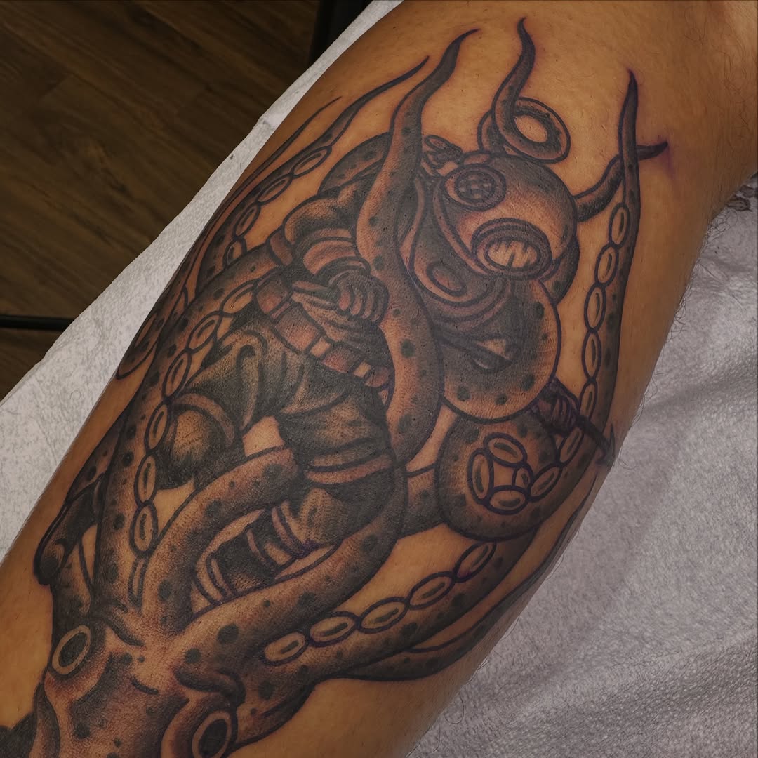 Tattoo by @codydewaldtattooer โ black_and_grey, realism
