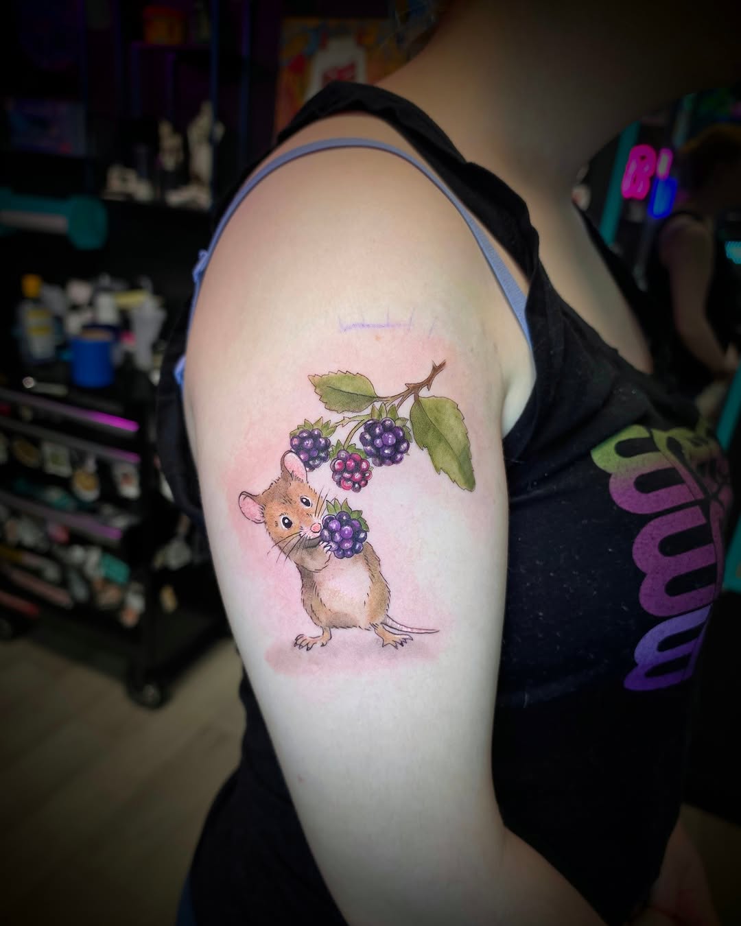 Tattoo by @frozenink_tattoo โ illustrative, watercolor