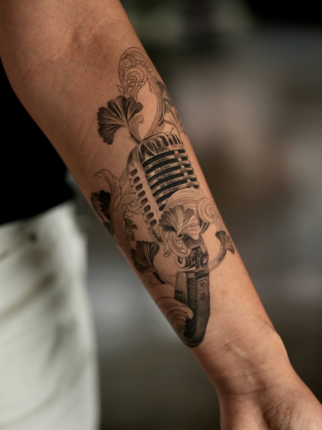 Tattoo by @zinktattoozac — black_and_grey, ornamental