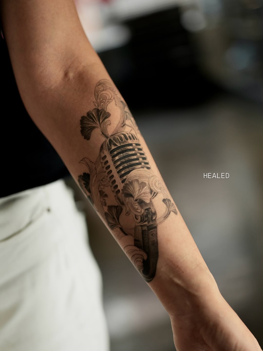 Tattoo by @zinktattoozac — black_and_grey, ornamental