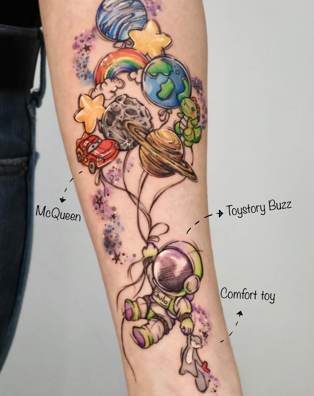 Tattoo by @neonghae β new_school, watercolor