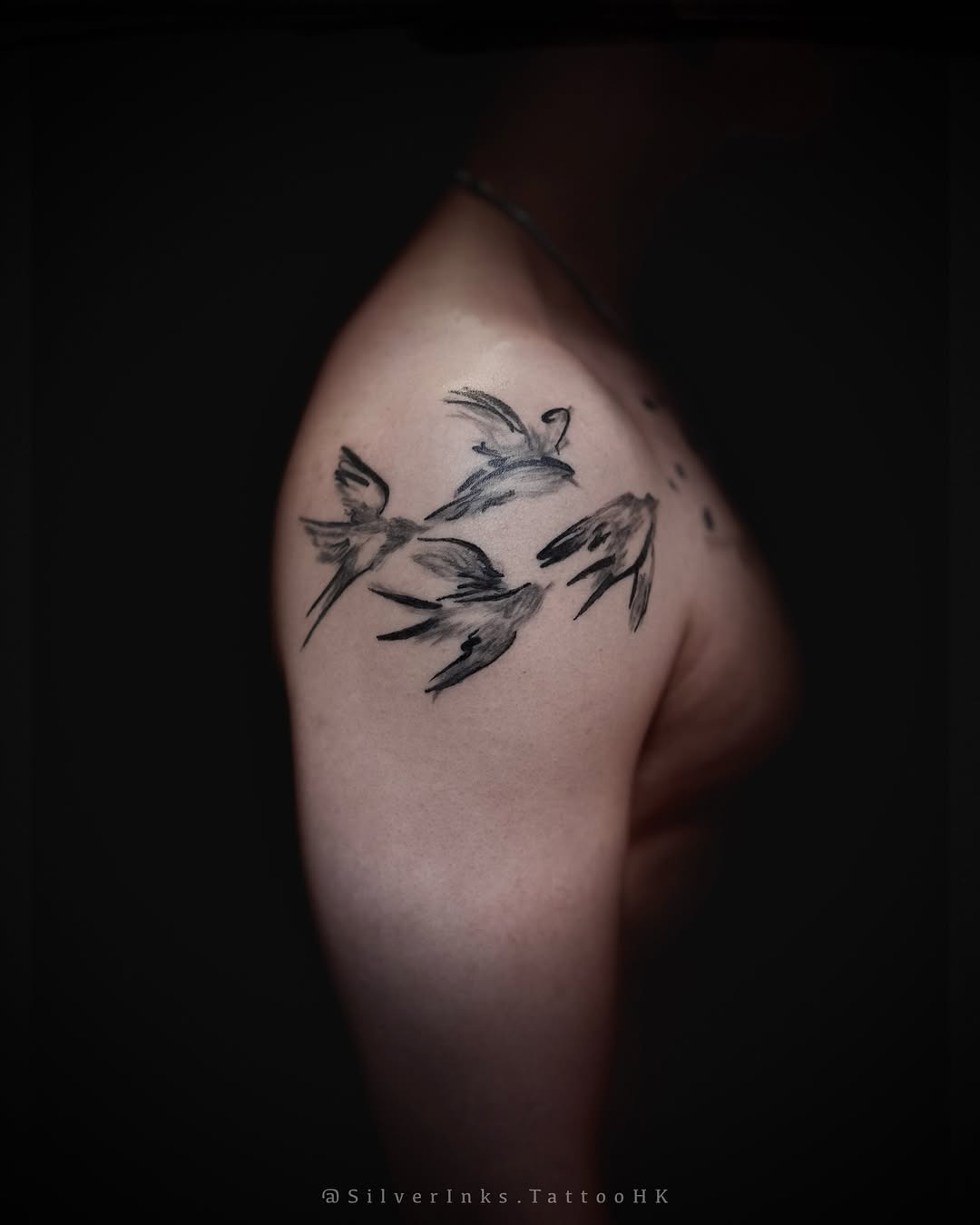 Tattoo by @silverinks.tattoohk — illustrative, black_and_grey